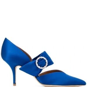 NEW IN BOX- Malone Souliers Maite Crystal Ms Pumps 70mm Blue, 40.5.